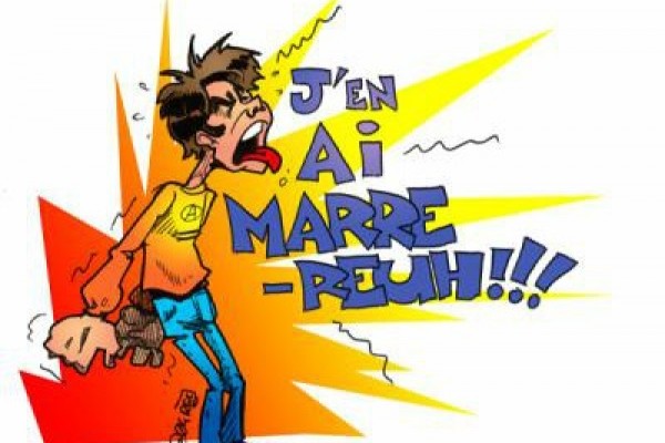 ¡ Estoy hasta las pe…! Estoy hasta el … !