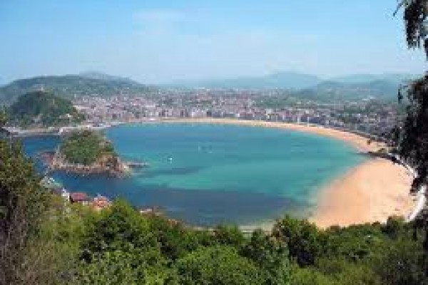 La bahía de la Concha La baie de la Concha
