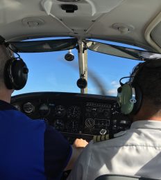 ¡Ya estamos en el aire ! Nous sommes dans l’air, c’est parti!